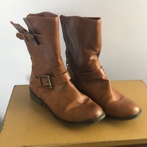 Madden Girl brown calf boots